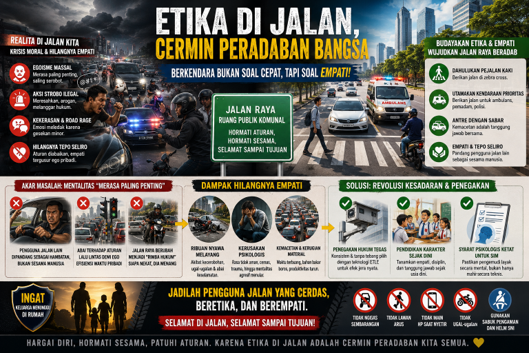 Etika Berkendara: Hilangnya Empati di Jalan Raya Kita